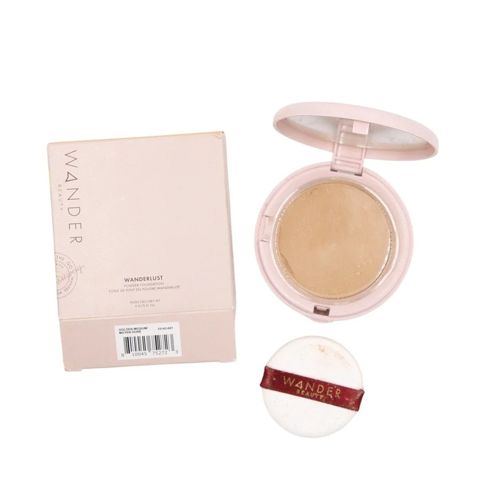 Wander Beauty - Wanderlust Powder Foundation - Golden Medium - 0.31 oz - READ